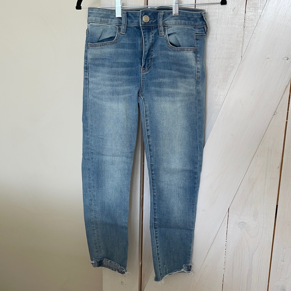 American Eagle High rise Jegging Crop